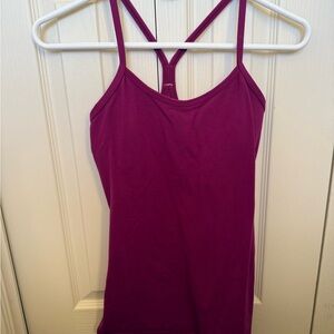 Women's Magenta Strappy Top